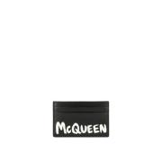 Alexander McQueen Graffiti Korthållare av McQueen Black, Herr