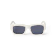 Palm Angels Stiliga solglasögon för en sofistikerad look White, Unisex