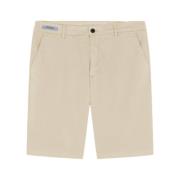 Paul & Shark Bomullsstretch Shorts Beige, Herr