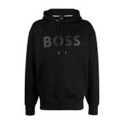 Hugo Boss Sullivan Sweatshirts Black, Herr