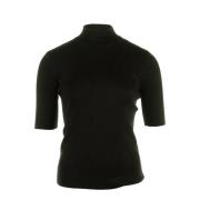Est'Seven Svarta T-shirts Black, Dam