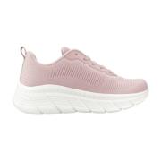 Skechers Stiliga Flex Hi Sneakers för Kvinnor Pink, Dam