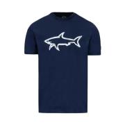 Paul & Shark Blåa T-shirts och Polos Blue, Herr