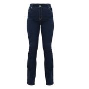 Kocca Raka Jeans med Kontraststickningar Blue, Dam