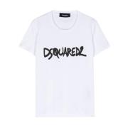 Dsquared2 T-Shirts White, Dam