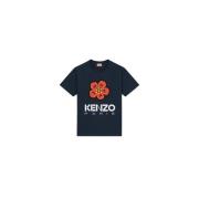 Kenzo Lös Boke Flower T-Shirt Blue, Dam