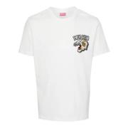 Kenzo Jungle Varsity Bomull T-shirt White, Herr