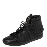 Yves Saint Laurent Vintage Pre-owned Laeder sneakers Black, Dam