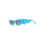 Off White Oeri047 4507 Sunglasses Blue, Unisex