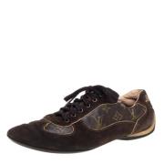 Louis Vuitton Vintage Pre-owned Tyg sneakers Brown, Dam