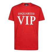 Dsquared2 Röd Cool Fit T-Shirt Red, Herr