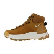 Nike Lace-up Boots Yellow, Dam