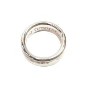 Tiffany & Co. Pre-owned Pre-owned Silver ringar Gray, Dam