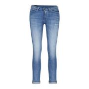 Dondup Monroe Skinny-Fit Jeans Blue, Dam