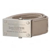 Louis Vuitton Vintage Pre-owned Laeder skrp Gray, Dam