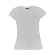 Elisabetta Franchi Bomull T-shirt från Elisabetta Franchi White, Dam