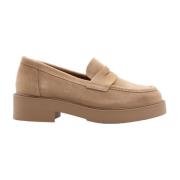 Ctwlk. Stiliga Loafers för Kvinnor Beige, Dam