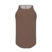 Rick Owens Basic Rib T-shirt Brown, Herr