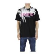 Dsquared2 Svart palmtryck T-shirt Black, Herr