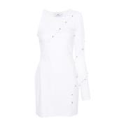 Chiara Ferragni Collection Vita klänningar med 926 hål White, Dam