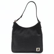 Fendi Vintage Pre-owned Canvas handvskor Black, Dam