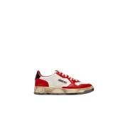 Autry Vintage Low Medalist Sneakers Red, Herr