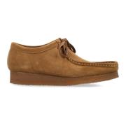 Clarks Stängda Cola Mocka Wallabee Skor Brown, Herr