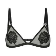 Dolce & Gabbana Svart blommig underkläder Black, Dam