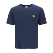 Maison Kitsuné Chillax Fox Crew-Neck T-Shirt Blue, Herr