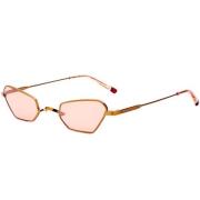 Etnia Barcelona Carytown Sunglasses in Rose Gold/Pink Yellow, Unisex