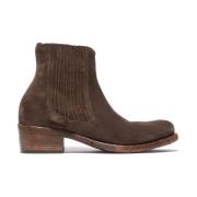 Hundred100 Bruna Mocka Ankelboots Brown, Dam