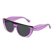 Alain Mikli Trouville Sunglasses - Translucent Purple Noir Mikli/Grey ...