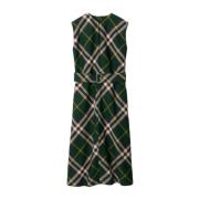 Burberry Midi Dresses Green, Dam