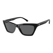 Emporio Armani Black/Grey Sunglasses EA 4173 Black, Dam