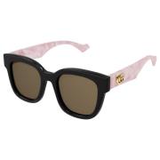 Gucci Black Pink/Brown Sunglasses Multicolor, Dam