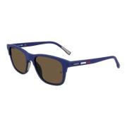 Lacoste Matte Blue/Brown Sunglasses Blue, Herr