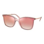 Michael Kors Rose Gold Shaded Zermatt Solglasögon Pink, Dam