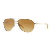 Oliver Peoples Guld Krom Amber Vfx Solglasögon Yellow, Herr