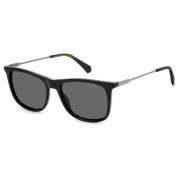 Polaroid Black/Grey Sunglasses PLD 4145/S/X Black, Herr