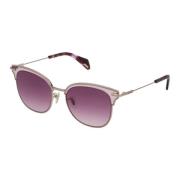Police Shine 1 Spl622 Sunglasses Rose Gold/Violet Pink, Unisex