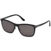 Tom Ford Matte Black/Smoke Solglasögon Alasdhair FT 0526 Black, Herr