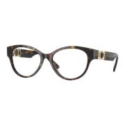Versace Dark Havana Eyewear Frames Brown, Unisex