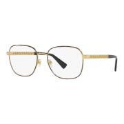 Versace Havana Gold Eyewear Frames Yellow, Unisex