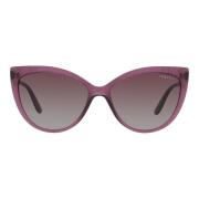 Vogue Transparent Violet/Grey Violet Sunglasses Multicolor, Dam