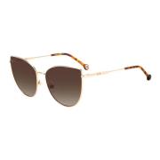 Carolina Herrera Gold Copper Sunglasses Multicolor, Dam