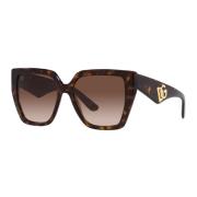 Dolce & Gabbana Havana Gold Sunglasses Brown, Dam