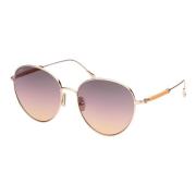Tod's Rose Gold Sunglasses Grey Pink Shaded Pink, Dam