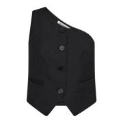 Co'Couture Vests Black, Dam