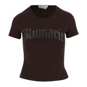 Blumarine T-Shirts Brown, Dam