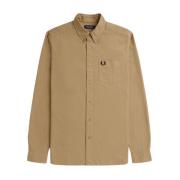 Fred Perry Casual Shirts Beige, Herr